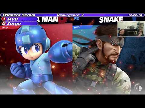 Resurgence 3 WS: Zurge (Megaman) vs MVD (Snake)