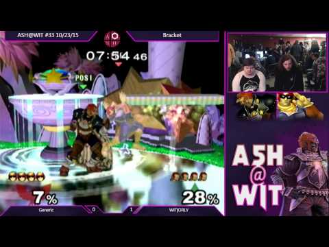 WIT | ORLY (Falcon) vs. Generic (Ganon) - ASH@WIT #33 Melee Bracket