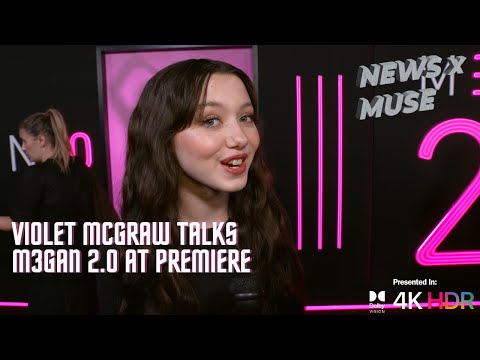 Violet McGraw Talks M3GAN 2.0 at Premiere