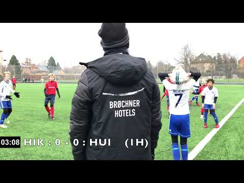 HIK - HUI U13 "2006" 11mand træningskamp