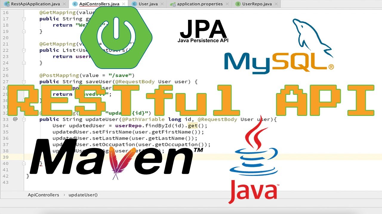 Create your FIRST CRUD RESTful API - Java, MySQL, Springboot, JPA, & Maven