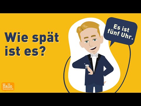 Deutsch lernen A1 | Wie spät ist es? | formelle und informelle Uhrzeit