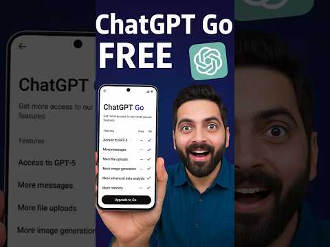 ChatGPT Go Free for 1 Years |ChatGPT Free Use #chatgpt #chatgptgo #shorts #youtubeshorts #banytech