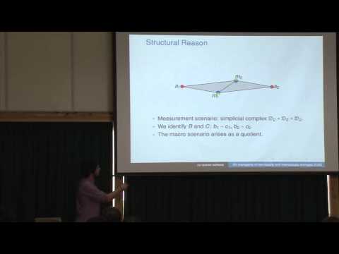 Rui Soares Barbosa,"On monogamy of non locality and macroscopic averages, examples and preliminary."