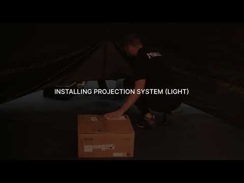 Setup inflatable planetarium (inflatable planetarium manual)