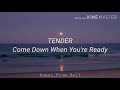 TENDER - Come Down When You're Ready // Sub. Español.
