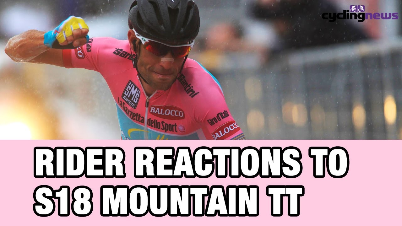 Giro 2013: Rider reactions after the Mountain Time Trial - YouTube