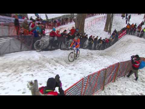 Cyclo-Cross World Championships Junior Men's Race - van der Poel and Budding in front