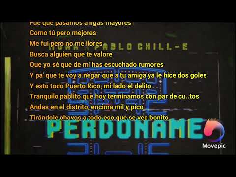 Mora Ft. Pablo Chill-E - Perdóname (letra oficial)