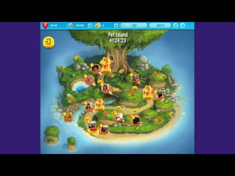 Pet Rescue Saga Island Level 1 and 2 (14th - 16th July/2017)