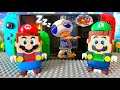 Lego Toad Is Walking In His Sleep Lego Mario Luigi Go After Him Into Nintendo Legomario