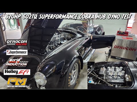 Borla Stack Injection Upgrade - 520HP 602TQ Superformance Cobra on the Hub Dyno at Prestige