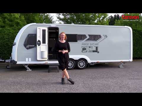 Luxurious 8ft-wide, four-berth tourer with an L-shaped lounge – the perfect caravan for couples