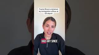 Puerto Rican detained at US airport #sketch #tiktok #airport #america