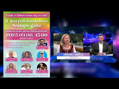 Szávolovics Gabriella – szombaton lesz a II. Kárpát-medencei Nőnapi gála Dunaföldváron