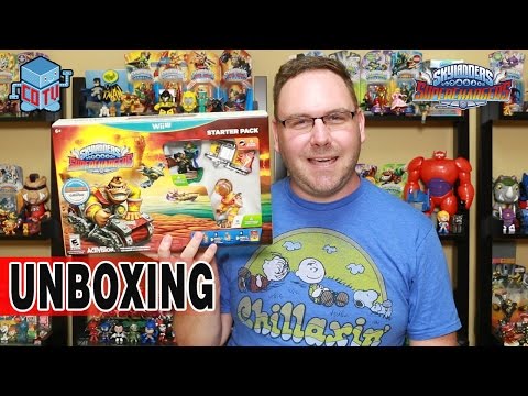 Skylanders SuperChargers WiiU Starter Pack Unboxing