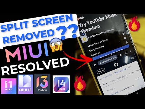 GET SPLIT SCREEN IN MIUI 14 13 12 11 | KISI BHI MIUI ME SPLIT SCREEN KAISE KRE | SPLIT SCREEN MIUI