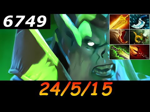 Dota 2 Necrophos 6749 MMR 24/5/15 (Kills/Deaths/Assists) Ranked Full Gameplay