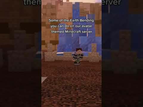 The Last Block Bender - Earth Bending in Minecraft?? #shorts