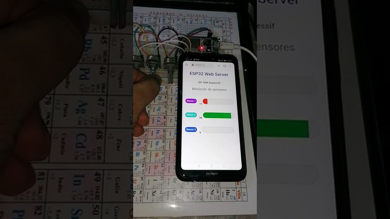 Sensores ESP32 IDF SDK #shorts