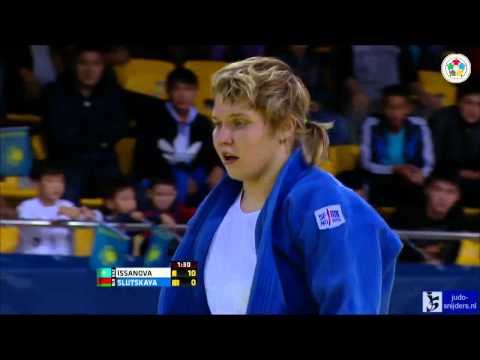 Judo 2013 Grand Prix Almaty: Issanova (KAZ) - Slurskaya (BLR) [+78kg] final
