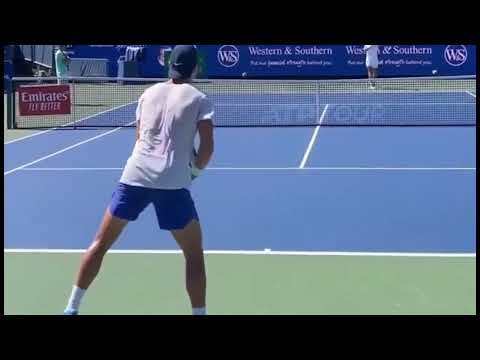 Rafael Nadal  Intense Hard Court Practice