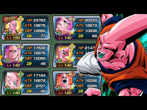 All Majin Buu Units Team Showcase | Dragon Ball Z Dokkan Battle