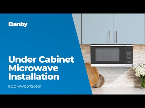 Danby Under Cabinet Microwave Installation image 1