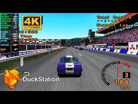 Gran Turismo 1 PC Gameplay - ( DuckStation 4K 60FPS ) + Configuration | PS1 Emulator (2024)