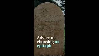 Memorial quotes and headstone epitaphs