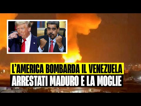 BREAKING NEWS: AMERICA BOMBS VENEZUELA: "PRESIDENT MADURO AND WIFE CAPTURED." TRUMP REJOICES