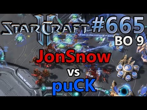 JonSnow (Z) vs puCK (P) | BO9 Game 3 | Starcraft 2: Replay-Cast #665 [German]