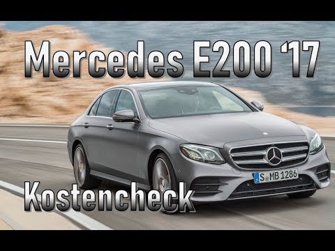 Mercedes-Benz E200 2017 Unterhaltskosten | Gebrauchtwagen
