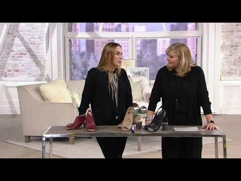 Earth Leather Peep Toe Heeled Sandals- Steph Moza on QVC