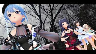 【デレステAR　244】黒川千秋　-　星街すいせい　最上静香　久川颯　砂塚あきら　［横］