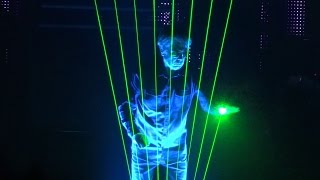 Jean Michel JARRE (Laser Harp The Time Machine ) 2016 LIVE HD LYON (FR)