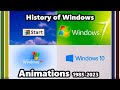 ALL MICROSOFT WINDOWS ANIMATIONS 1985 2023