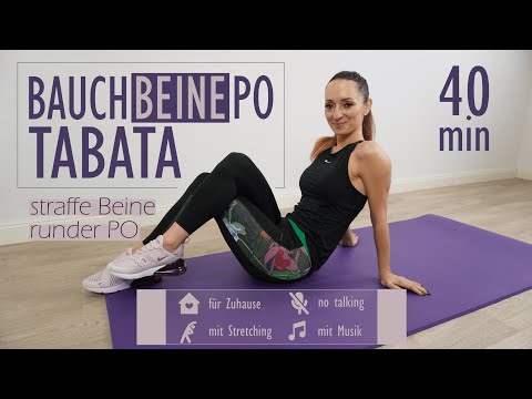 TABATA ABDOMEN LEGS BUTT / Train for a round butt and toned legs | Katja Seifried