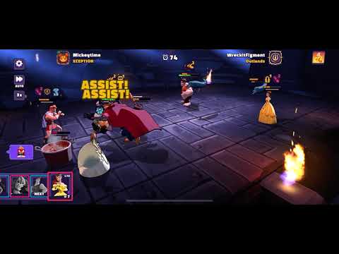 DSA Tiana PVP with Hercules Moana Maui and Peter Pan