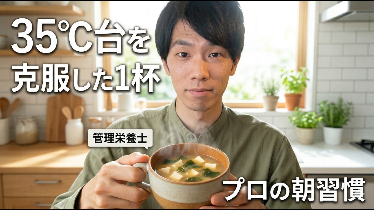 【大さじ1杯お湯に溶くだけ】体温35℃台の冷え性とだるさを手放す。管理栄養士の朝のルーティン