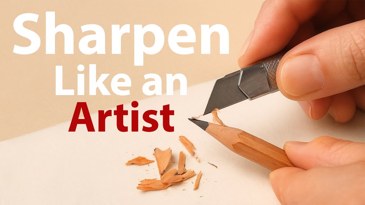 Sharpen Your Pencil Like a Pro Artist | Beginner Drawing Tutorial