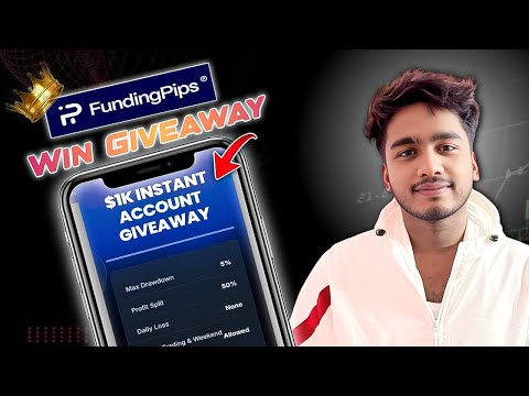 Funding Pips Giveaway 🔥 Free Funded Account || $1K Instant Account FREE 