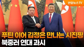 푸틴 이어 김정은 만나는 시진핑…북중러 연대 과시 / 연합뉴스TV (YonhapnewsTV)