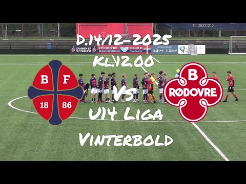 Bk Frem U14-Bk Rødovre U14(D.14/12-2025. Liga vinterbold