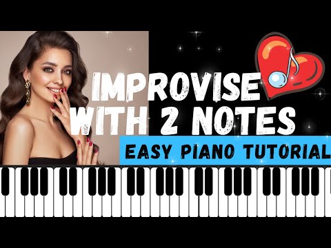 HOW TO CREATE BEAUTIFUL PIANO IMPROVISATION  - JUST ONE INTERVAL IS ALL YOU NEED
