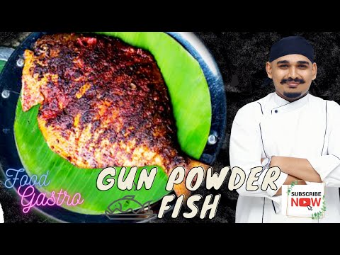 gun powder fish | Fish Fry in Tamil | Meen Varuval Recipe in Tamil | Idly powder fish | food gastro