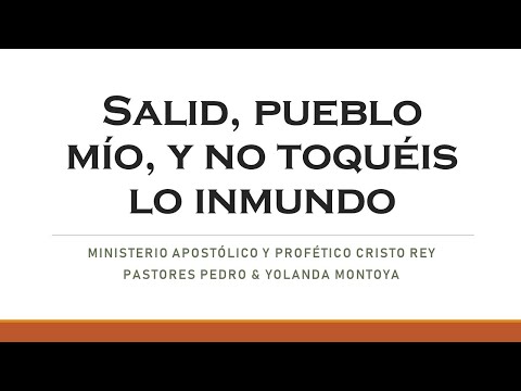 Pastor Pedro Montoya