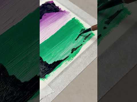 Acrylic Painting Tutorial, Seascape#shorts