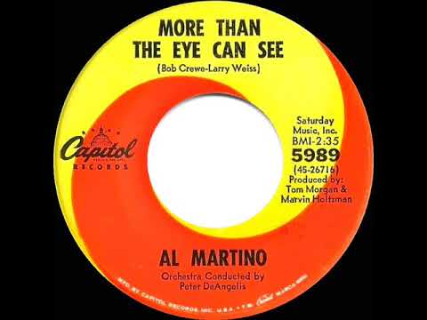 1967 HITS ARCHIVE: More Than The Eye Can See - Al Martino (mono 45--#1 A/C)