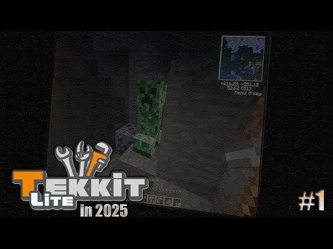 Playing TEKKIT LITE on an OLD PC in 2025 - Tekkit Lite #1